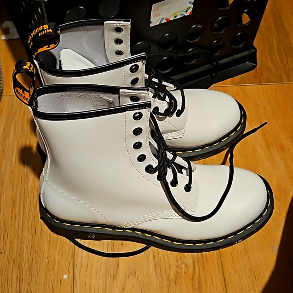White Dr. Martens - Picture 1 of 6